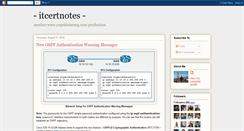 Desktop Screenshot of itcertnotes.com
